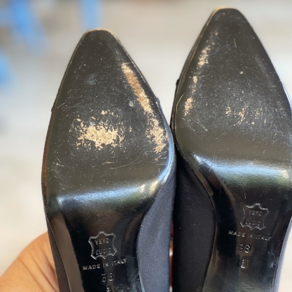 Rene Mancini Black on Black w/ satin tips - Picture 4 of 5